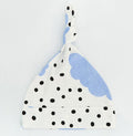 Organic Cotton Baby Beanie — Soft, Adjustable, GOTS Certified | Blue Clouds