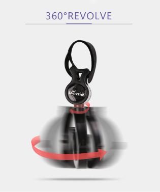 Universal Stroller Hooks 2-Pack — 360° Swivel, Holds 11lbs Each